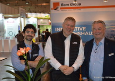 Louis Golaz, Regnier ten Haaf (Red Horticulture) and Lodewijk Wardenburg (Bom Group)